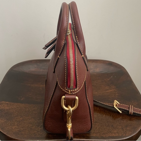 ✨HP🎉Dooney & Bourke Florentine Cameron Crossbody Satchel, Chestnut - Picture 8 of 16